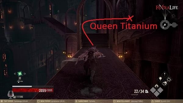 queen titanium upper section crypt spire walkthrough wiki guide 600px